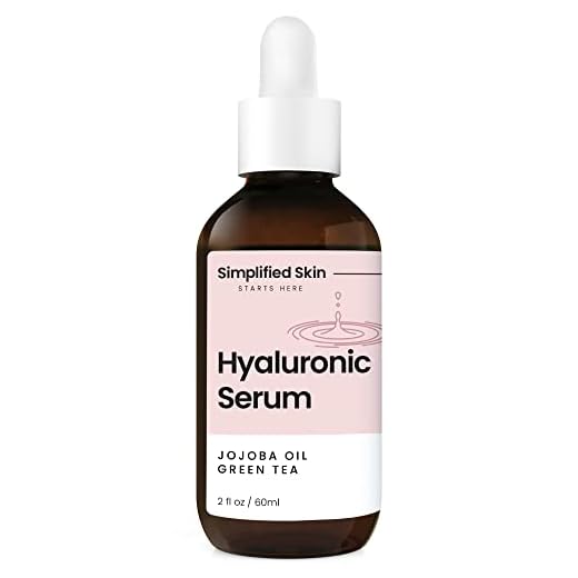 Hyaluronic Acid Vitamin C Serum for Face (2 oz) w/Green Tea for Timeless Anti-Aging, Moisturizing Retinol Serum Alternative, No Ordinary Wrinkle Treatment, Hydrating Face Serum Oil by Simplified Skin