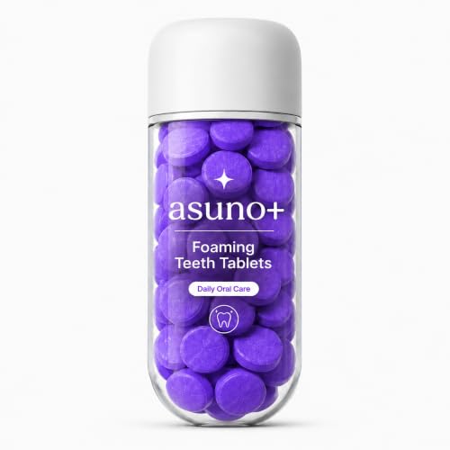 Asuno Teeth Whitening Tablets Brighten Teeth Foaming Oral Care Tablets