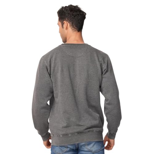 7.25 Oz Premium Vintage Fleece Textured Sweatshirt | Long Sleeve Crewneck Cotton Blend for Men and Women2