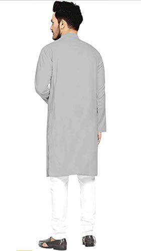 Image of Men's Solid Plain Traditional Kurta Pajama Set for Men (Kurta and Pajama)