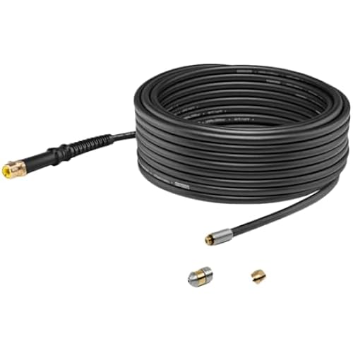 Kärcher 26377670 15 m Pipe and Drain Cleaning Kit for K2 - K7 Series Domestic Pressure Washers, Black, Yellow