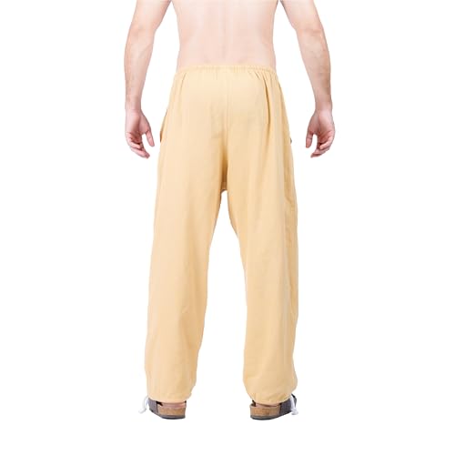 Baggy Sweatpants Men Cotton, Drawstring Lounge Pants, Relaxed Fit, Ideal for Comfort
