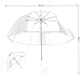8 Pack Clear Bubble Wedding Umbrellas - 47