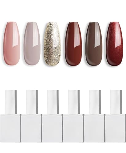 Image of Gel polish Nail Lacquer | Glossy Gel Finish | Rich Pigmentation | Chip Free | Quick Drying Formula | Long Lasting Nail Polish for Women 15ml set