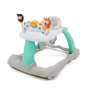 BABYLO Owl Walker with Lights and Sounds 6 Months+, Aqua/White