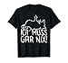 faule Katze - Statement Spruch - ich muss gar nix - Katzen T-Shirt