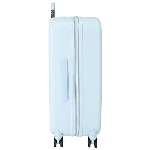 Set Valise Enso Bonjour Bleu 116L | Coque Rigide ABS et 4 Double Roues Multidirectionnelles - 4