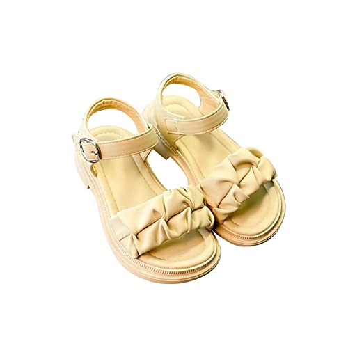 Baby Shoes Size 4 Pleated Design Princess Shoe Dress Flat Shoes Casual Fashion for Little Child Big Red Boots for Girls