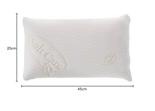 Visco Pillow Soft Care Mini 45 X 25 X 12 cm, Memory Foam
