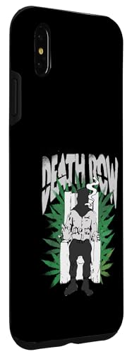Death Row Records coque iPhone XS Max évite rayures style feuille rap