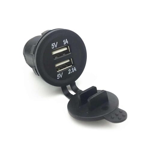 DC12-48V to 5V High Voltage Dual USB Car Charger for Marine Truck Motorcycle Car etc