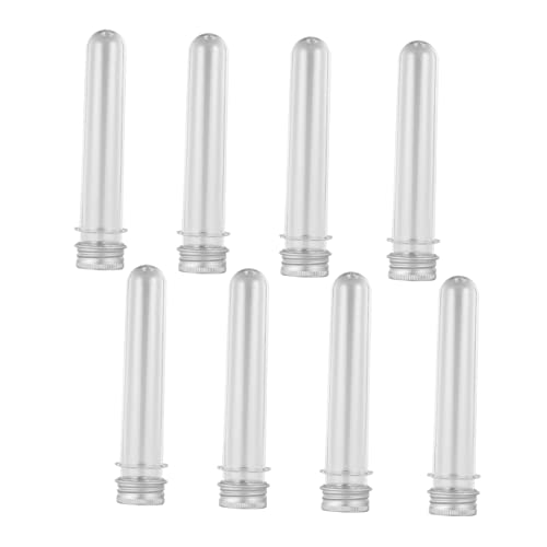 FUNOMOCYA 25pcs Clear Test Tubes Tube Test Tubes with Lids Test Tubes with Caps