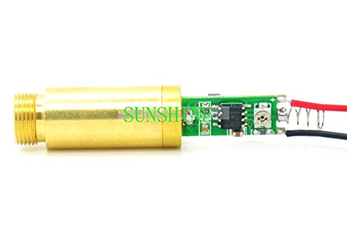 Module diode laser vert 532nm 100mw avec câble d'alimentation pour alignement