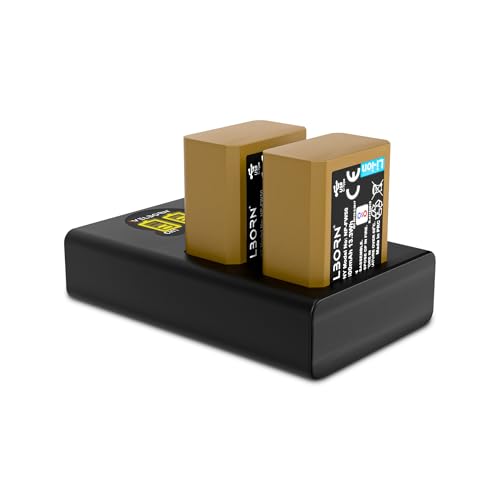 Image of WELBORN NP-FW50 Dual Battery and Charger Combo Pack for Sony NP-FW50 Battery for A7 /A7II /A7R A5100 NEX6 A6000 Cameras