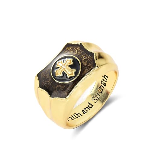 Anello da uomo: perfetto come anello da pollice, dito medio, mignolo per padre, figlio, padre, marito, fratello, zio, fidanzato, uomo, maschio, ecc.