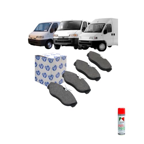 Kit Pastilha Freio Ducato 2.8 e T1.5 Maxi + Aditivo Koube 250ml
