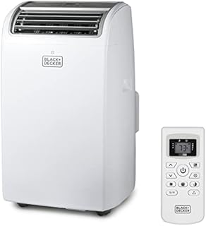BLACK+DECKER Air Conditioner, 14,000 BTU Air Conditioner Portable for Room up to 700 Sq. Ft. with Remote Control, White