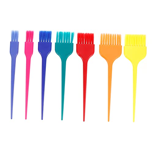 MERRYHAPY Salon Grade Hair Dye Brush Set Hair Applicator Brush Highlighting Comb Kit Random Color