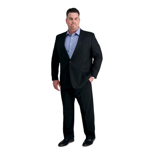 Haggar Men's JMH Premium Stretch Classic Fit Big & Tall Suit Separates - Pants & Jackets - Image 4