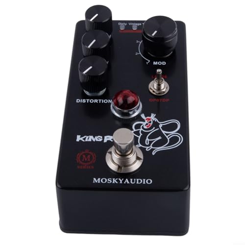 Pedal de efectos de guitarra, filtro de volumen de rata, pedal de efectos de guitarra eléctrica, pedal de efectos de guitarra eléctrica para guitarra clásica