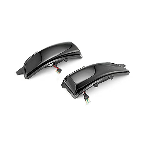 WXZOS LED Dynamic Wing Mirror Turn Indicator Light for Volvo S40 V50 C30 S60 V70 2Pcs 31111090 31111102