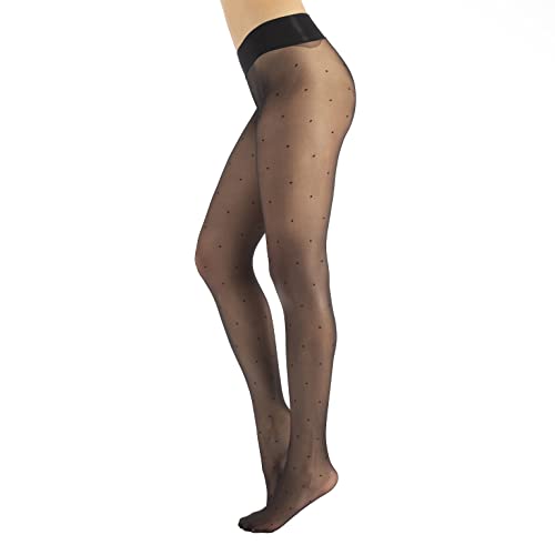 Image of CALZITALY Seamless Sheer Tights, Comfortable Waistband, 15 Denier Pantyhose Multi Colors Made in Italy