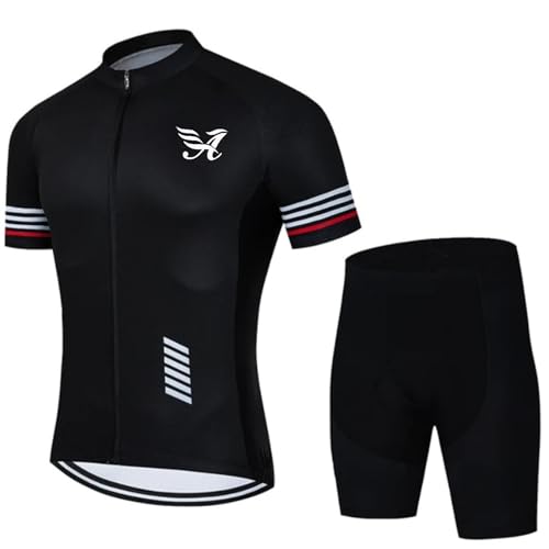 Maillot de cyclisme respirant pour homme avec cuissard rembourré gel 3D