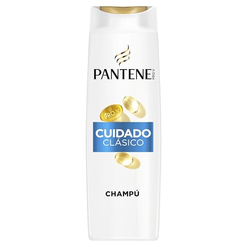 Pantene Pro-V Classic Clean Champú 325ml para Pelo Normal y Mixto, Limpia Suavemente y Protege Enlaces Capilares, Uso diario, Sin Aceites Minerales ni Colorantes, Con Tecnología Active Nutri-Plex