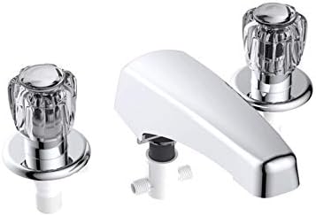 Home Plus Classic 2 Handle Tub Faucet Chrome Metal/Plastic image 2