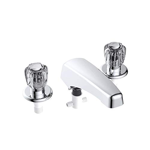 Home Plus Classic 2 Handle Tub Faucet Chrome Metal/Plastic