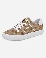 GUESS Women's LOVEN Sneaker, Medium Brown 219, 9 — image 7