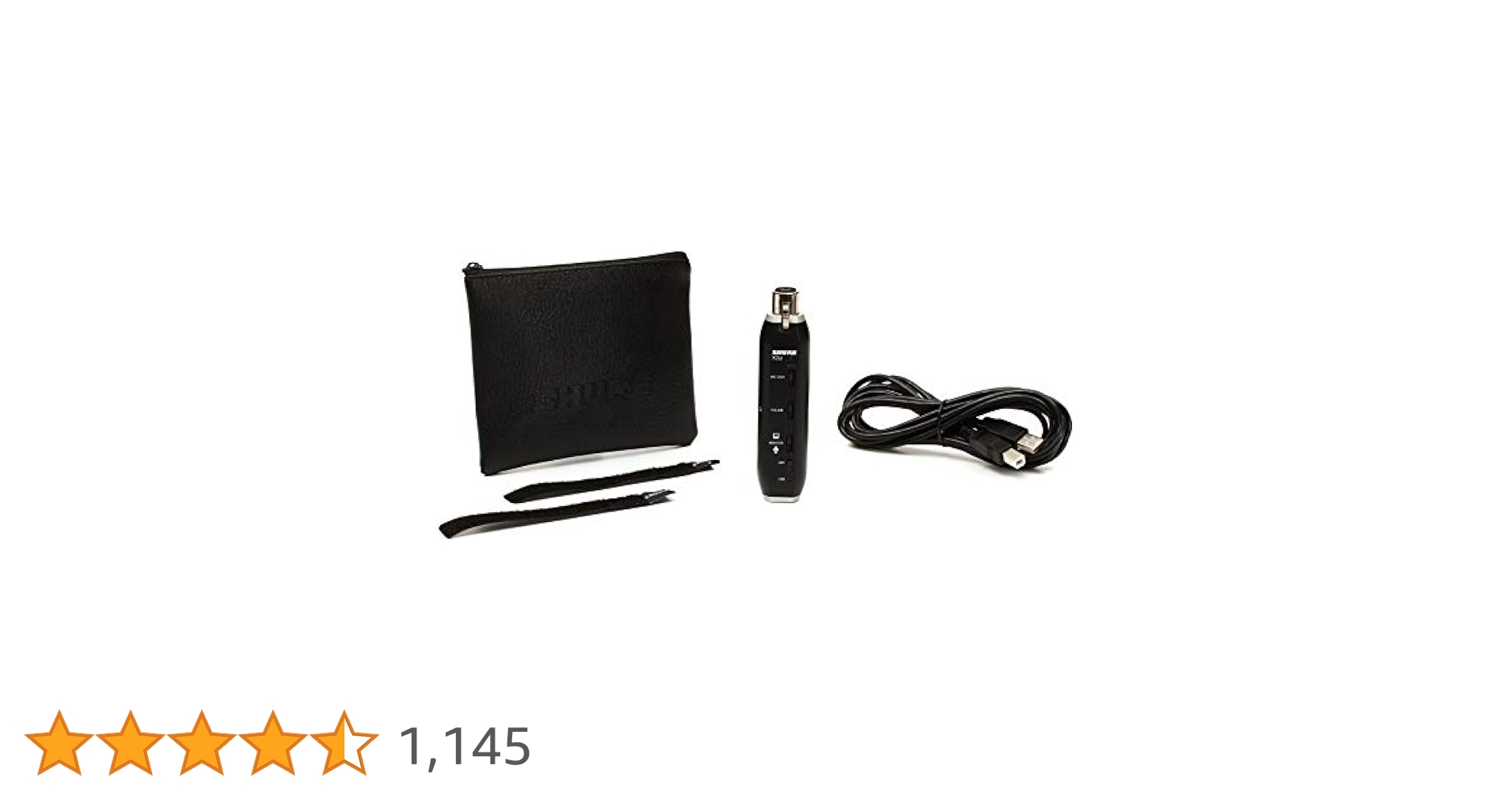 SHURE X2U XLR-USBアダプター 美品 X2U - Microphone to USB Adapter - Shure USA