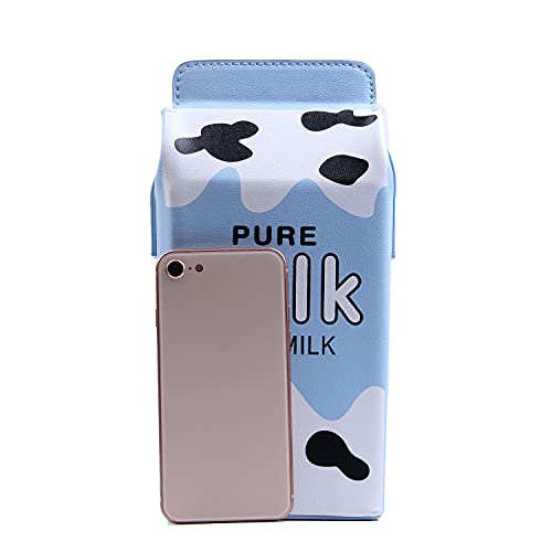 Lanpet Women Unique Purse Girls Fruits Banana Strawberry Milk Box Cross body Bag Mobile phone Wallet Purse3