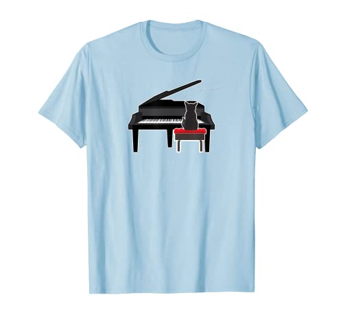 Cat Playing Piano Music Lover Funny T Shirt #TOP29