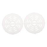 BUGUUYO 2個洗濯機用脱水機シート 脱水機 アクセサリー 衣類の遠心離で素早い脱水 傷みにくいプラスチック製 丸型デザインで取り付け簡単