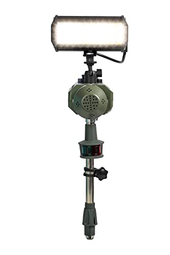 Basin Boat Lighting-CUSTOM BrightBird™ + NAV 3-PIN 120W/12,000 Lumens SmartBird Safety Lighting System USCG 2nm Nav light, 105db Horn, USB Port, Key Fob remote NEW iOS/Android app (not included)