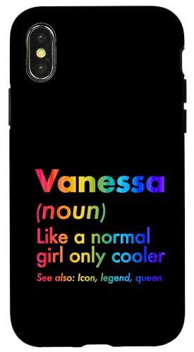 Vanessa Like A Normal Girl Only Cooler Queen ���O �X�}�z�P�[�X iPhone X/XS �p