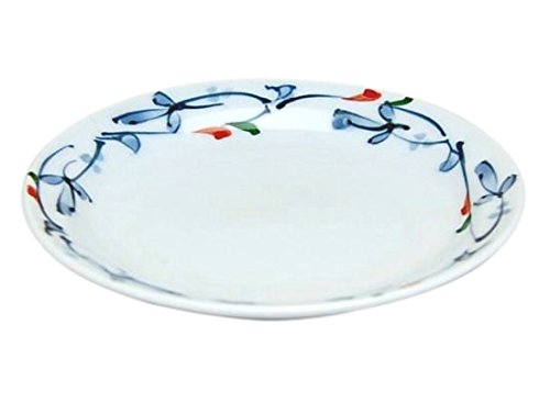 中皿 お皿 盛り皿 プレート 径13.5cm おしゃれ 和 日本製 陶器 丸 楕円 四角 有田焼 平安唐草 4寸皿