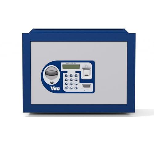 Viro | Ram-Touch 2, Cassaforte a Muro con Impronta Digitale, Elettronica, in Acciaio, con Display Illuminato, 350x230x205 mm