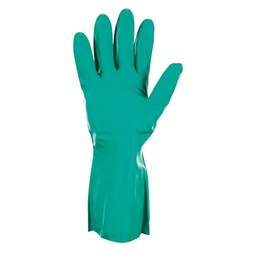 BRIXWELL QK29-001 Gloves,Nitrile Green Large Size