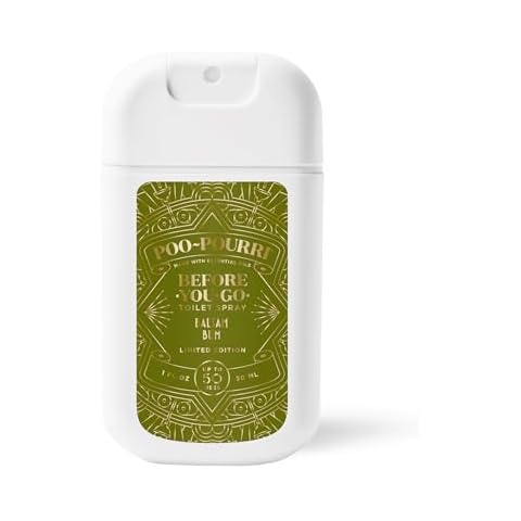 Poo-Pouri Before-You-Go Holiday Pocket Sprayer, Balsam Bum, 1 Fl Oz - Balsam Fir, Apple and Cedarwood Cover