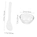 OUNONA 1Set Mixing Bowl for Facial Masks Thickened DIY Mixing Bowls with Mixing Sticks for Home Salon Use Safe and Comfortable for All Skin