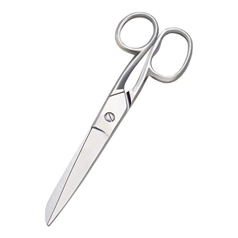 Yutoner Silver Office Scissors, Heavy Duty Sewing, Tailor Fabric Sewing Paper Cutting Shears Stainless Steel Cutter Leather Art Craft Office Scissors (6 Inch) Cover