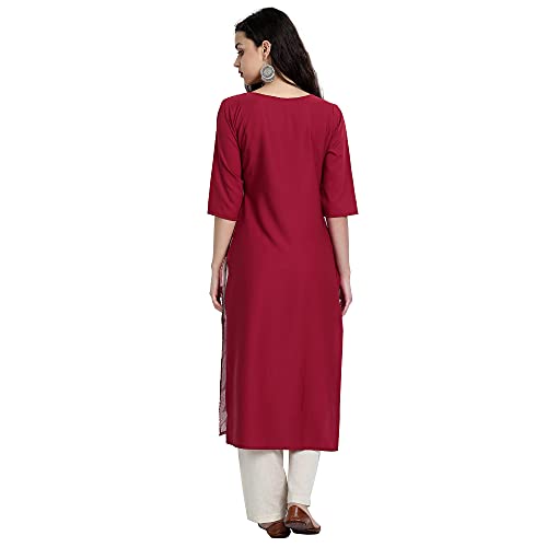 Image of Women's Crepe Regular Kurta