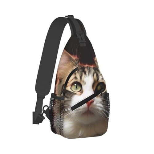 Mochila cruzada de pecho diagonal para senderismo miniatura 2