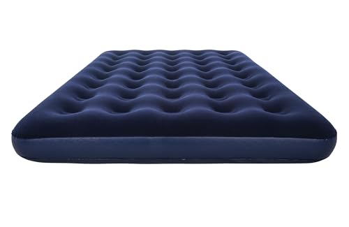 Bestway Flocked Single Size Air Bed (Blue)
