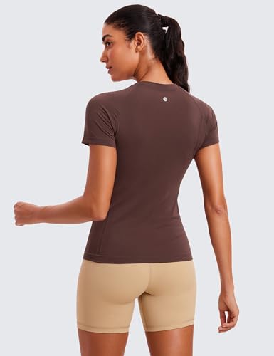 CRZ-YOGA-Seamless-Workout-Tops-for-Women-Short-Sleeve-Athletic-Tees-Breathable-Gym-Running-Yoga-Tshirts-Shirts