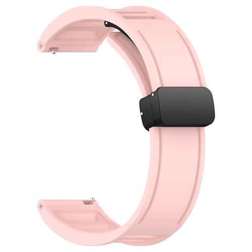 Image of ACM Watch Strap 22mm for Universal 22mm Size Replacement Strap Smartwatch | Silicone Belt Magnetic Clasp Band