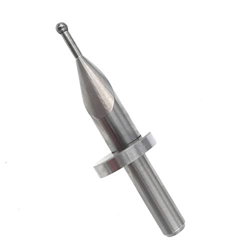 Ball Tip Probe Insert Carbide Ball Tips 6mm Shank 55mm Long for Height Gauges (3mm Diameter Ball)