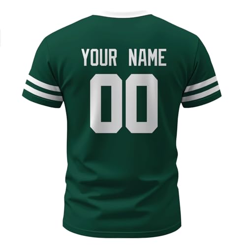 Image of ANTKING T-Shirt Custom Name Number Crewneck Short Sleeve for Men Youth Gifts